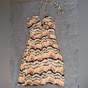 PULL&BEAR Tie-Dye Mini Sundress